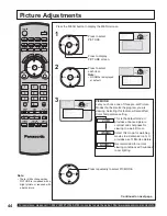 Preview for 44 page of Panasonic PT-50LC14 - 50" Rear Projection TV Operating Instructions Manual