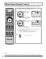 Preview for 54 page of Panasonic PT-50LC14 - 50" Rear Projection TV Operating Instructions Manual