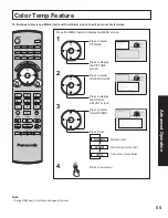 Preview for 55 page of Panasonic PT-50LC14 - 50" Rear Projection TV Operating Instructions Manual