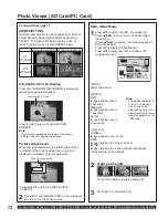 Preview for 72 page of Panasonic PT-50LC14 - 50" Rear Projection TV Operating Instructions Manual