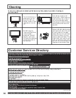 Preview for 84 page of Panasonic PT-50LC14 - 50" Rear Projection TV Operating Instructions Manual