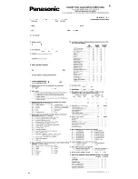 Preview for 94 page of Panasonic PT-50LC14 - 50" Rear Projection TV Operating Instructions Manual