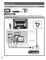 Preview for 14 page of Panasonic PT-50LCZ70 - 50" Rear Projection TV Operating	 Instruction