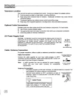 Preview for 5 page of Panasonic PT-51D30 Operating Instructions Manual