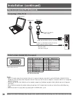 Preview for 24 page of Panasonic PT 56DLX76 Operating Instructions Manual