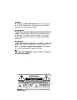 Preview for 2 page of Panasonic PT-61HX41 Operating Instructions Manual