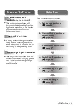 Preview for 3 page of Panasonic PT-AH1000E Operating Instructions Manual