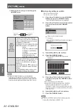 Preview for 50 page of Panasonic PT-AH1000E Operating Instructions Manual