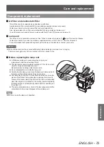 Preview for 75 page of Panasonic PT-AH1000E Operating Instructions Manual