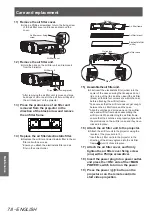 Preview for 78 page of Panasonic PT-AH1000E Operating Instructions Manual