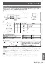 Preview for 87 page of Panasonic PT-AH1000E Operating Instructions Manual