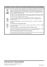 Preview for 94 page of Panasonic PT-AH1000E Operating Instructions Manual