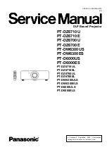 Panasonic PT-D6000ELS Service Manual preview