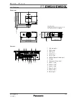 Preview for 5 page of Panasonic PT-EW530 Manual