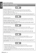 Preview for 4 page of Panasonic PT-FW100NTE Operating Instructions Manual