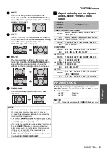 Preview for 35 page of Panasonic PT-FW100NTE Operating Instructions Manual