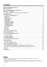 Preview for 2 page of Panasonic PT-FW430U Operating Instructions Manual