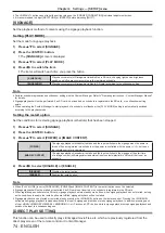 Preview for 74 page of Panasonic PT-JX200HBU Operating Instrucctions