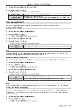 Preview for 75 page of Panasonic PT-JX200HBU Operating Instrucctions