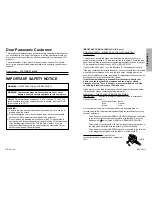 Preview for 2 page of Panasonic PT-L520E Operating Instructions Manual