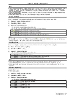 Preview for 57 page of Panasonic PT-LB332 Operating Instructions Manual