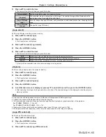 Preview for 65 page of Panasonic PT-LB332 Operating Instructions Manual