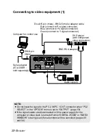 Preview for 22 page of Panasonic PT-LB55NTE Operating Instructions Manual