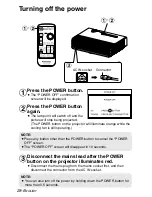 Preview for 28 page of Panasonic PT-LB55NTE Operating Instructions Manual