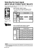 Preview for 30 page of Panasonic PT-LB55NTE Operating Instructions Manual