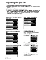 Preview for 40 page of Panasonic PT-LB55NTE Operating Instructions Manual