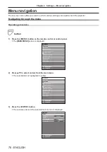 Preview for 58 page of Panasonic PT-MZ16K Operating Instructions Manual