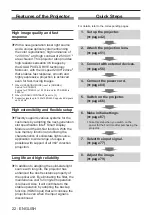 Preview for 22 page of Panasonic PT-REQ12 Series Operating Instructions Manual