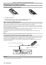 Preview for 40 page of Panasonic PT-REQ12 Series Operating Instructions Manual