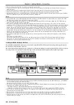 Preview for 60 page of Panasonic PT-REQ12 Series Operating Instructions Manual