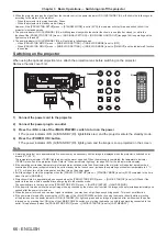 Preview for 66 page of Panasonic PT-REQ12 Series Operating Instructions Manual