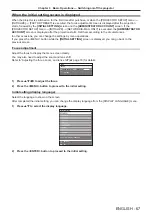 Preview for 67 page of Panasonic PT-REQ12 Series Operating Instructions Manual