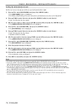 Preview for 74 page of Panasonic PT-REQ12 Series Operating Instructions Manual