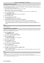 Preview for 80 page of Panasonic PT-REQ12 Series Operating Instructions Manual