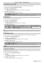 Preview for 99 page of Panasonic PT-REQ12 Series Operating Instructions Manual