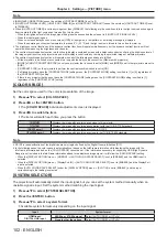 Preview for 102 page of Panasonic PT-REQ12 Series Operating Instructions Manual