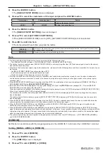 Preview for 123 page of Panasonic PT-REQ12 Series Operating Instructions Manual