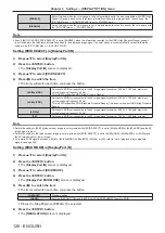 Preview for 128 page of Panasonic PT-REQ12 Series Operating Instructions Manual