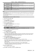 Preview for 133 page of Panasonic PT-REQ12 Series Operating Instructions Manual