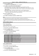 Preview for 137 page of Panasonic PT-REQ12 Series Operating Instructions Manual