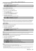 Preview for 139 page of Panasonic PT-REQ12 Series Operating Instructions Manual