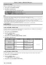 Preview for 140 page of Panasonic PT-REQ12 Series Operating Instructions Manual