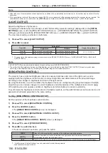 Preview for 156 page of Panasonic PT-REQ12 Series Operating Instructions Manual