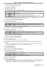 Preview for 157 page of Panasonic PT-REQ12 Series Operating Instructions Manual