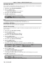 Preview for 164 page of Panasonic PT-REQ12 Series Operating Instructions Manual