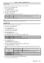 Preview for 197 page of Panasonic PT-REQ12 Series Operating Instructions Manual